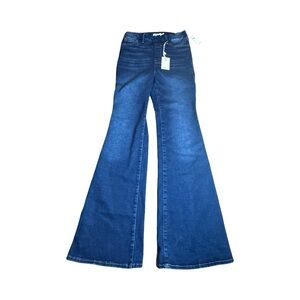 Good American ✨NWT✨ Dark Blue Flare Jeans